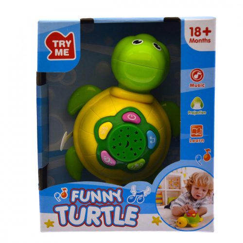 Funny turtle kis méretű bébi projektor