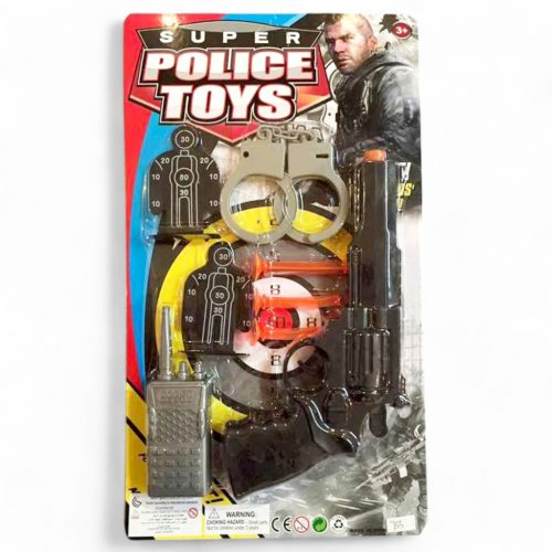 Super Police Toys - Rendőrségi akciójáték szett