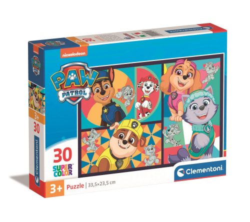 Clementoni Super Color puzzle, Mancs őrjárat, 30 db-os