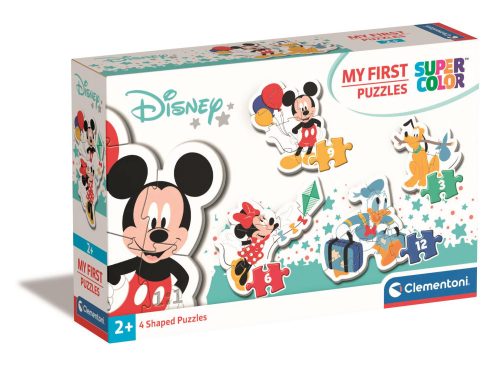 Clementoni puzzle - Disney Mickey és barátai, 3, 6, 9, 12 db-os