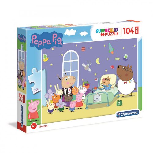 Clementoni Supercolor Maxi Puzzle, Peppa malac 104 db-os