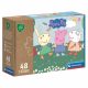 Clementoni 3x48db-os puzzle, Play for Future, Peppa malac