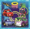 Clementoni Super color, Bat Wheels Puzzle 3 x 48 db-os