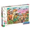 Clementoni Super color, Dinoszauruszok földje puzzle 104 db-os