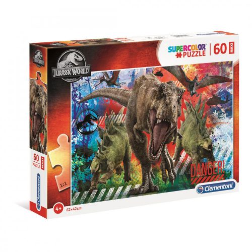 Clementoni puzzle, Jurassic World, 60 darabos Maxi