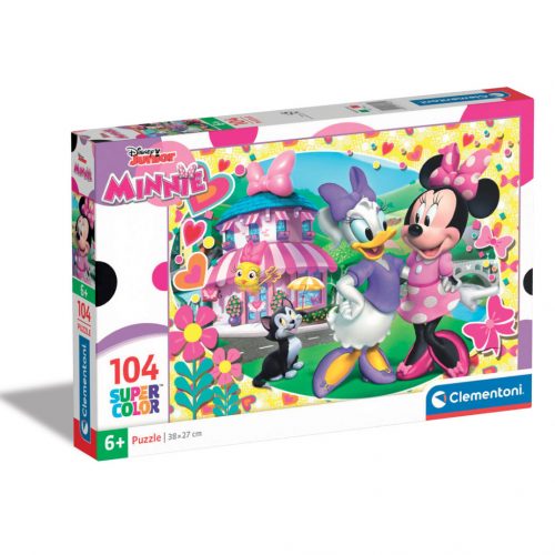 Clementoni Super color, Disney Junior Minnie Puzzle 104 db-os