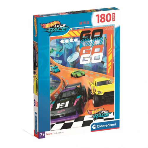 Clementoni Super, Hot Wheels puzzle, 180 db-os