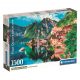 Clementoni, Hallstatt hegyvidéki táj puzzle, poszterrel 1500 db-os