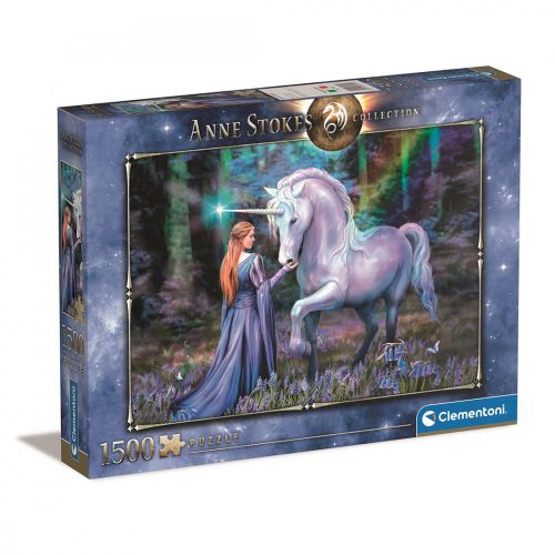 Clementoni Puzzle, Anne Stokes, Unikornis, 1500 db