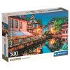 Clementoni, Strasbourg óváros puzzle, poszterrel 500 db-os