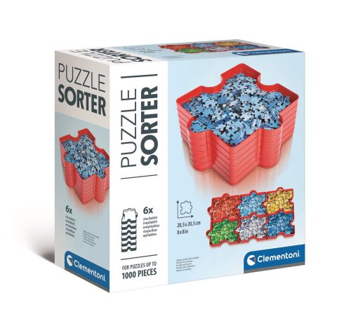 Clementoni, puzzle rendszerező, 6 db 