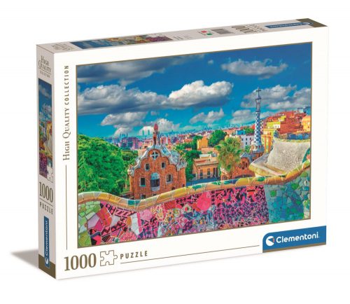 Clementoni, Güell park Barcelona puzzle, 1000 db