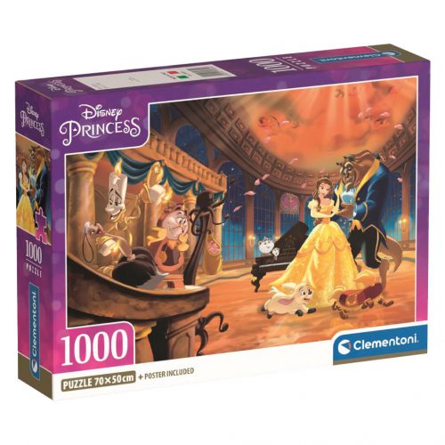 Clementoni, Disney, Szépség és a szörnyeteg puzzle, 1000 db-os