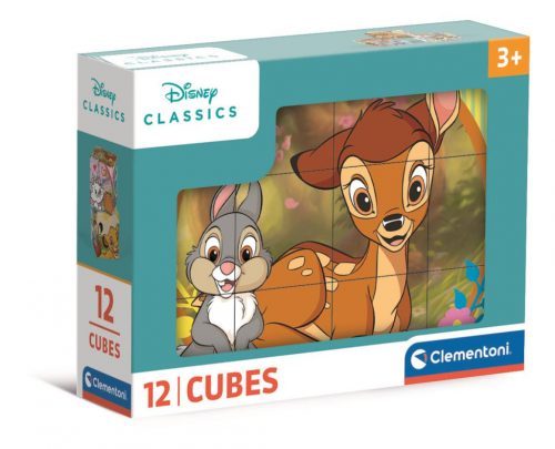 Clementoni Disney mesék mesekocka 12 db-os