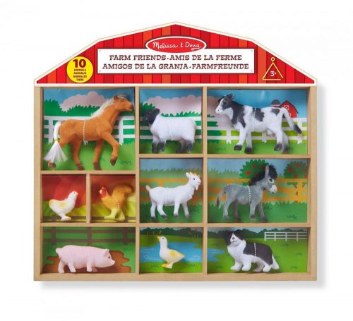 Melissa & Doug Állatfigurák, 10 db-os