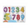 Melissa & Doug Puzzle Fogantyúval, Számok