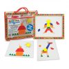 Melissa & Doug Készségfejlesztő Játék, Színeses mágneses Kirakó