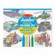 Melissa & Doug Jumbo Színező, Járművek