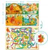 Állatok és évszakok, Dodo, társasjáték és puzzle, 50 db-os, papír hengerben