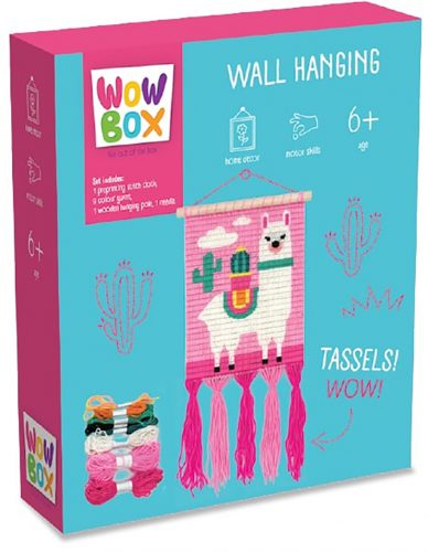 Wow Box: Csináld magad makramé fali dísz, láma