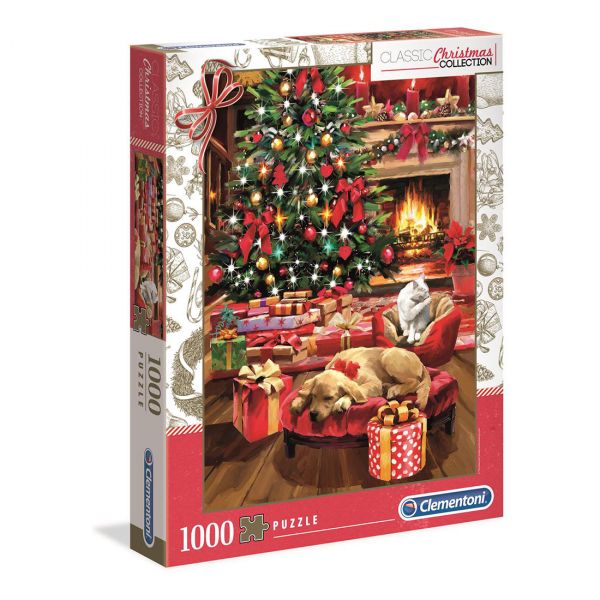 Puzzle, Karácsony, 1000 darabos, Clementoni
