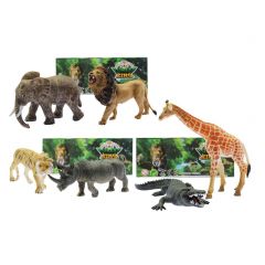 Forest King állat figura készlet, egzotikus állatok